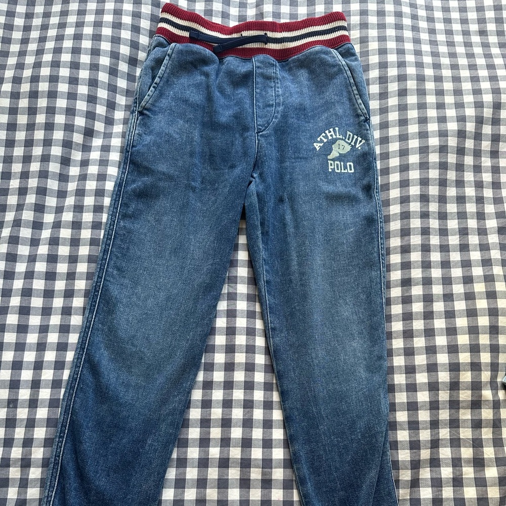 Ralph Lauren Boys Jean jogger athletic style pants size medium (10/12)